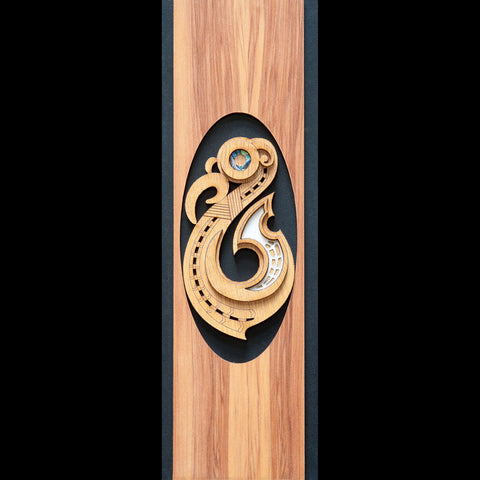 Wooden Matau Wall  Panel