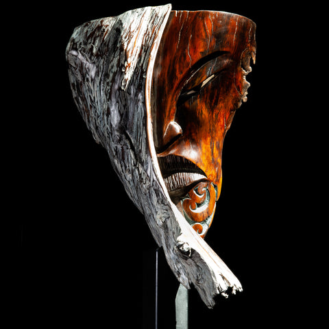 "Whetū Mārama" carving by Joe Kemp     sold July 2023
