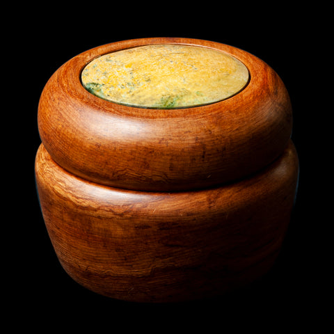 Wooden and Pounamu box by Alex Sands