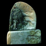 Pounamu Pohutukawa sculpture by Nick Balme