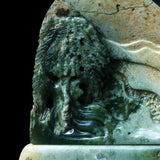 Pounamu Pohutukawa sculpture by Nick Balme