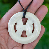 Large Deer Antler Pisces Pendant by Sio