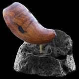 Traditional Maori Nguru Flute Carved In Native wood by Alex Sands