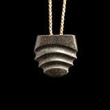 Contemporary Onewa drop pendant, hand-crafted by Alex Sands