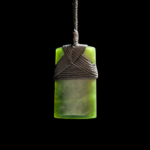 Jade Toki hand carved pendant by Nick and Mady