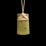 Jade Toki hand carved pendant by Nick and Mady