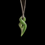 Small Single twist or Pikorua NZ Jade pendant