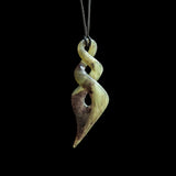 Jade Koru Pendant by Shaun Gardiner