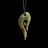 Jade Koru Pendant by Shaun Gardiner