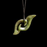 Jade Koru Pendant by Shaun Gardiner