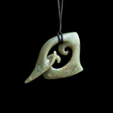 Jade Koru Pendant by Shaun Gardiner