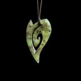 Jade Koru Pendant by Shaun Gardiner