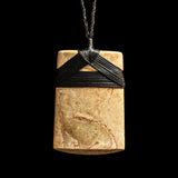 Jade Toki hand carved pendant by Nick and Mady