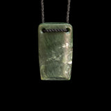 Medium Toki, handcrafted jade pendant
