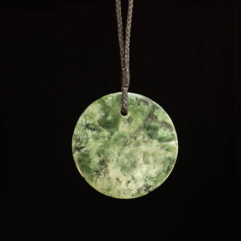 Pounamu Disc by Alex Sands