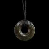 Kopae, Pi Disc handcrafted jade pendant by Alex Sands
