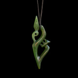 Jade manaia, handcrafted pendant