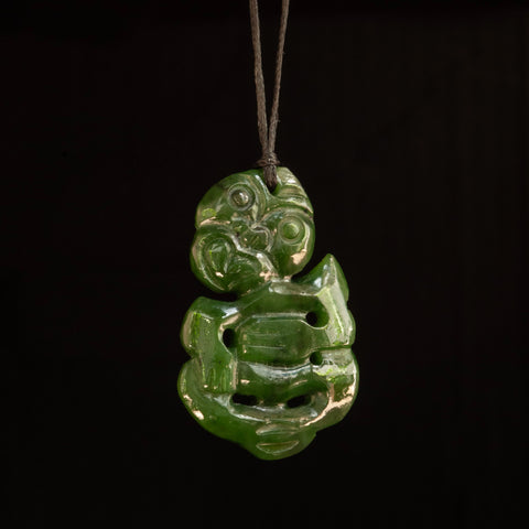 Jade Hei Tiki, hand-crafted pendant