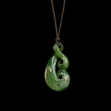 Jade Twist Double Koru Pendant