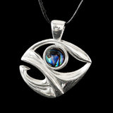 Sterling Silver and Paua Kahawai by Kerry Thompson