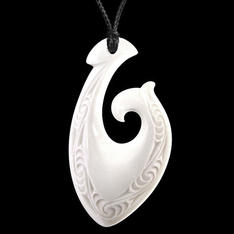 Maori Fish Hook Necklace Gifts for Women, Hei Matau Makau Necklace, Surfer  Necklace for Boy, Real Bone Jewelry, Good Luck Boyfriend Gift 