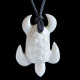 Small Turtle Bone Carving Necklace
