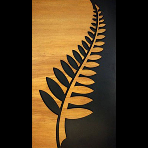 Wooden Fern Leaf Panel