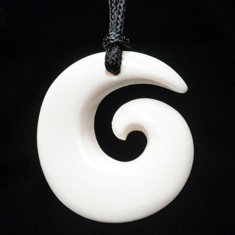 Abalone Koru Spiral Necklace | Shop.PBS.org