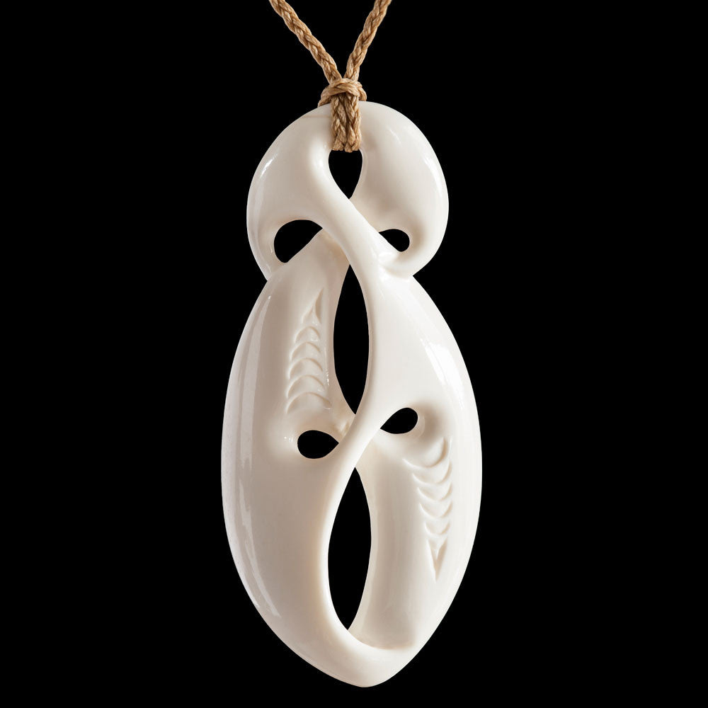 Large Complex Unity Twist Necklace The Bone Art Place