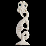 Bone Maori Taniwha Necklace