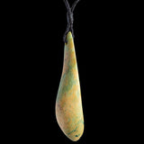 New Zealand flower jade drop pendant by Nick Balme