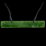 Large New Zealand Flower Jade Drop Pendant by Jayme Anderson