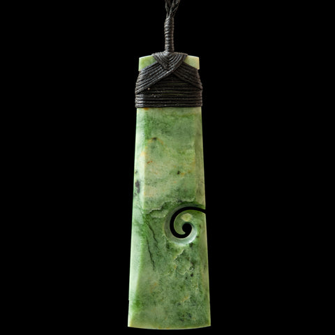 Large Hei Toki with Koru by Alex Sands
