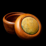 Wooden and Pounamu box by Alex Sands