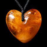 Kauri Amber Heart by Conrad Henderson