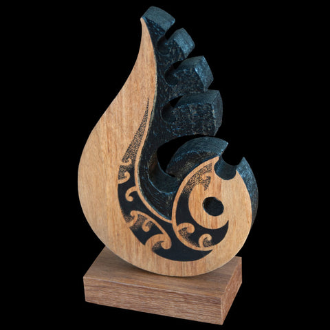 New Zealand Maori Matau Sculpture