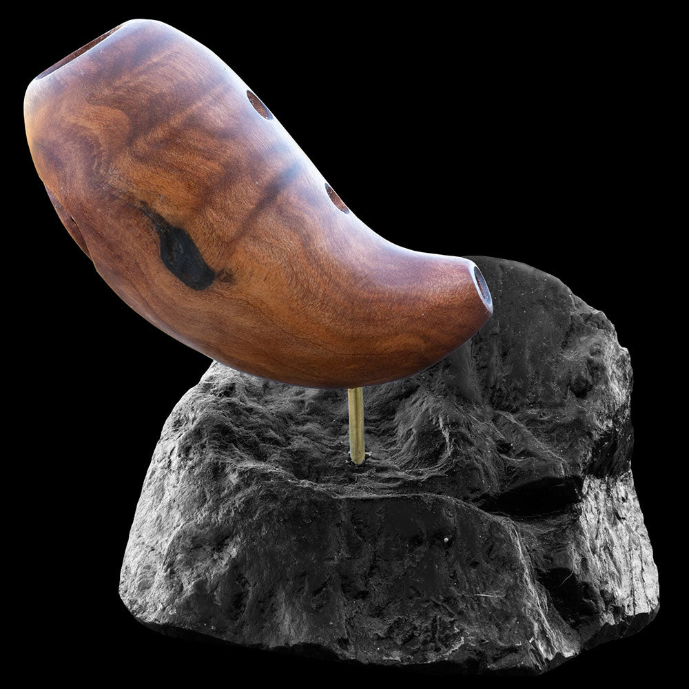 Traditional Maori Nguru Flute Carved In Native Matai by Alex Sands ...